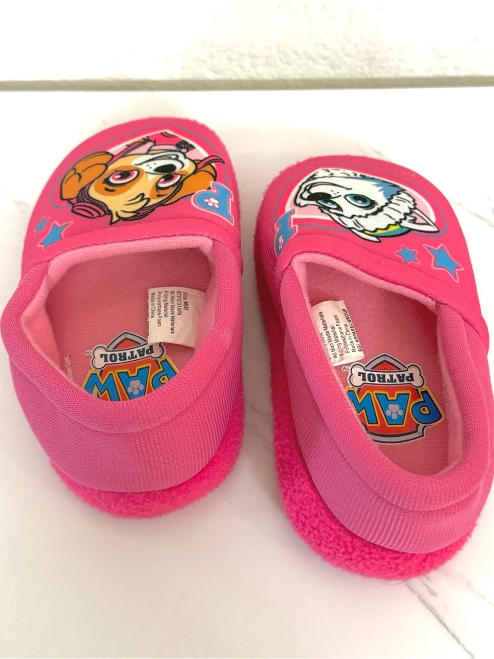 Paw Patrol • Pink Slippers with Skye & Everest